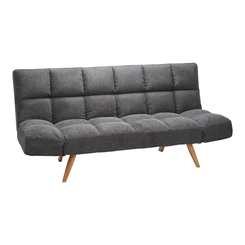 Canapea extensibilă 3 locuri Freddo, Antracit, 181x81x86 cm