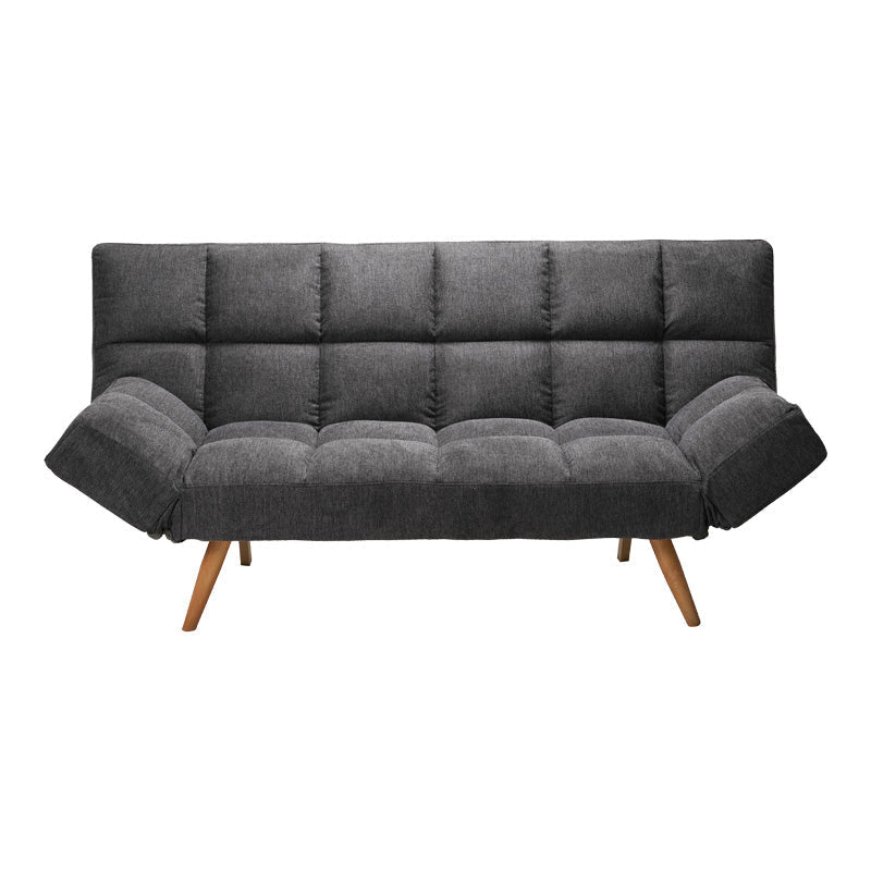 Canapea extensibilă 3 locuri Freddo, Antracit, 181x81x86 cm
