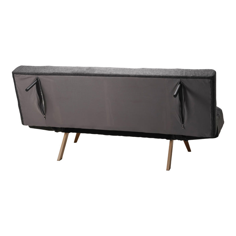 Canapea extensibilă 3 locuri Freddo, Antracit, 181x81x86 cm