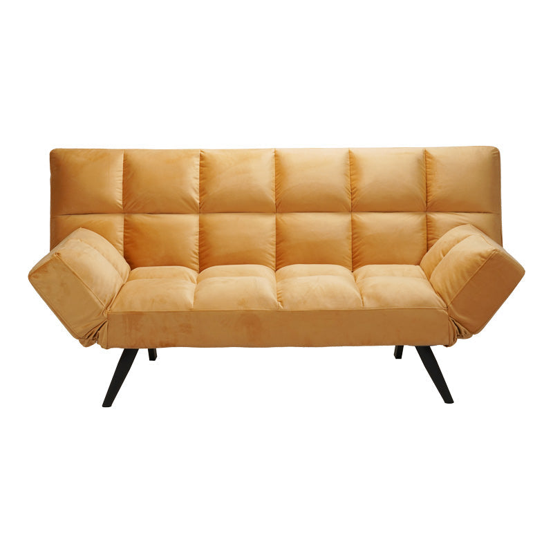 Canapea extensibilă 3 locuri Freddo, Catifea, Diverse culori, 181x81x86 cm - Galben | SKU: 024-000050 | Canapea extensibilă 3 locuri Freddo, Catifea, 181x81x86 cm, varianta Galben, produs pentru amenajarea locuinței, disponibil online în România la CasaMob