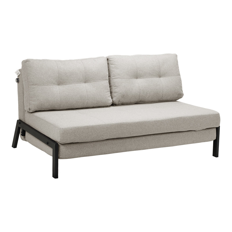 Canapea extensibila Fancy, Stofa, Bej, 150x98x70 cm