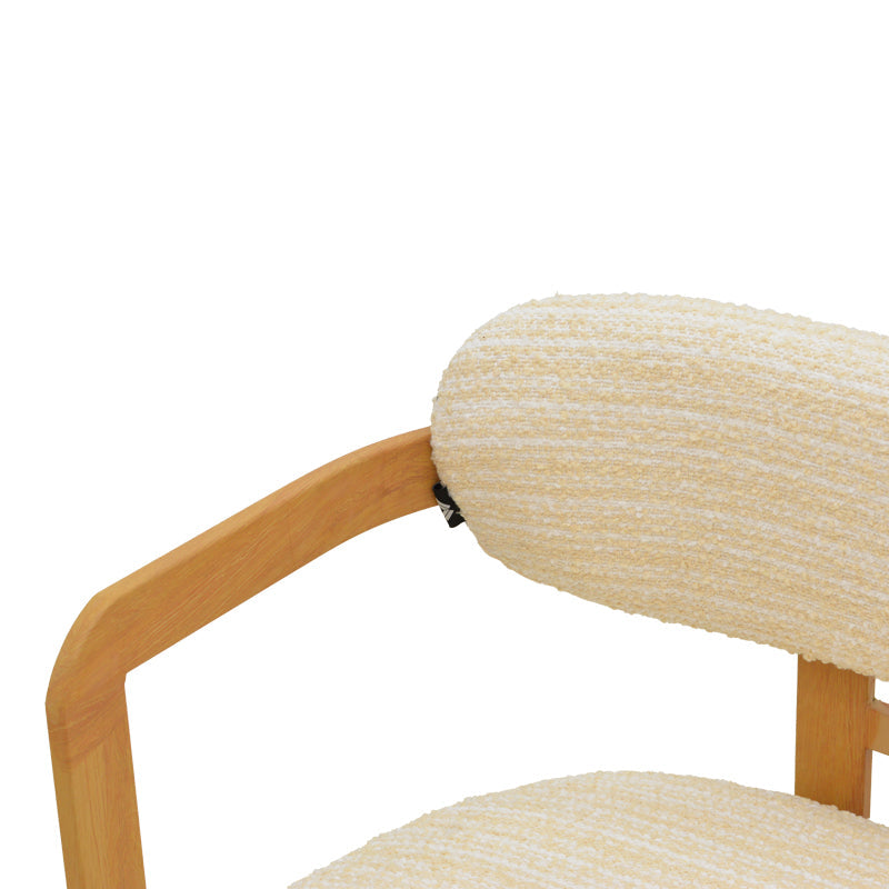 Canapea 2 locuri Berdona, Stofă, Bej-Natural, 120x47x78 cm