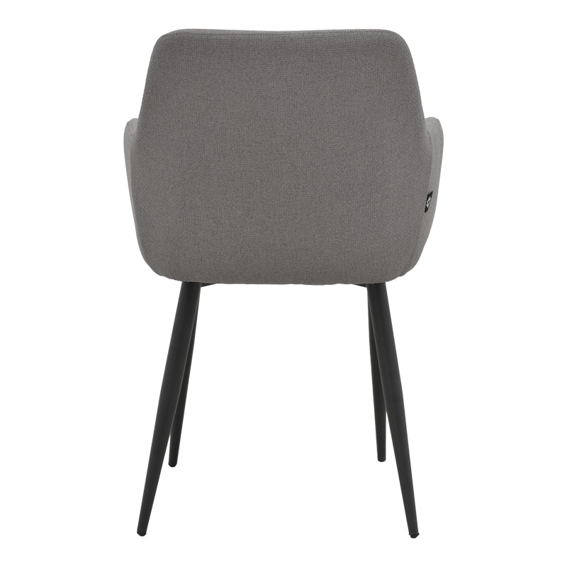 Fotoliu Telia, stofă și metal, Diverse culori, 60x54x85 cm - Antracit-Negru | SKU: 029-000487 | Fotoliu Telia, stofă și metal, 60x54x85 cm, varianta Antracit-Negru, produs pentru amenajarea locuinței, disponibil online în România la CasaMob
