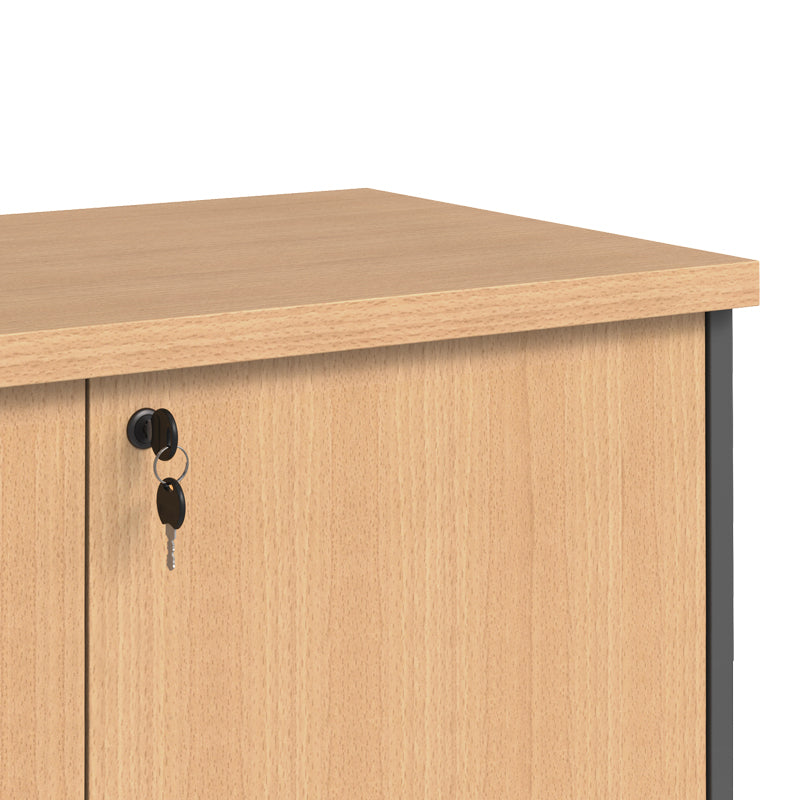 Dulap multifuncțional Fesialo, Diverse culori, 80x41x80 cm - Natural-Antracit | SKU: 030-000033 | Dulap multifuncțional Fesialo, 80x41x80 cm, varianta Natural-Antracit, produs pentru amenajarea locuinței, disponibil online în România la CasaMob