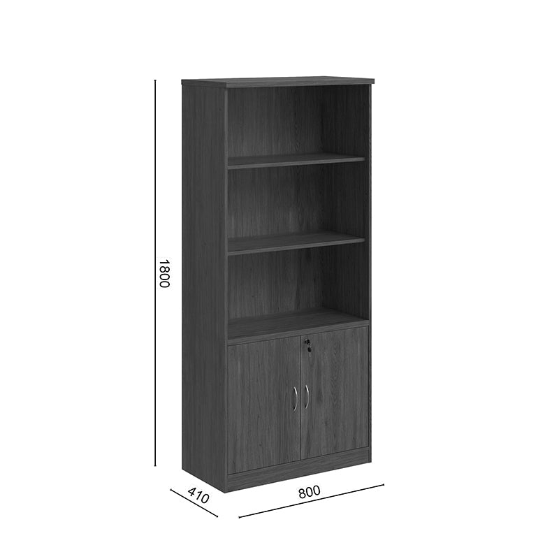 Bibliotecă Fesialo, Diverse culori, 80x40x180 cm - Wenge | SKU: 030-000036 | Bibliotecă Fesialo, 80x40x180 cm, varianta Wenge, produs pentru amenajarea locuinței, disponibil online în România la CasaMob