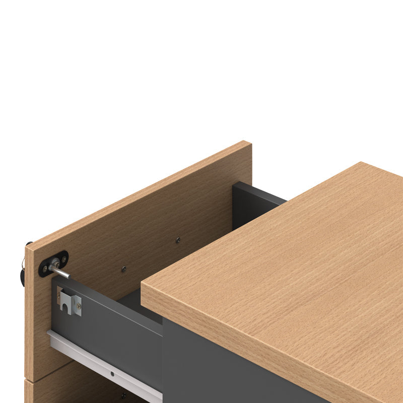 Corp mobil Fesialo, Diverse culori, 39x47x53 cm - Natural-Antracit | SKU: 030-000037 | Corp mobil Fesialo, 39x47x53 cm, varianta Natural-Antracit, produs pentru amenajarea locuinței, disponibil online în România la CasaMob