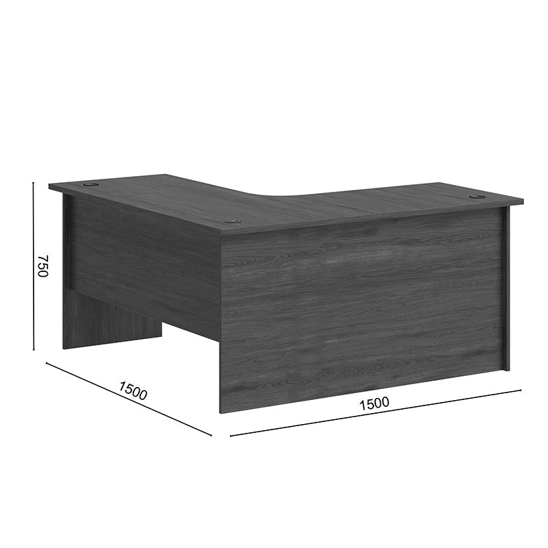 Birou Fesialo, Diverse culori, 150x150x75 cm - Wenge | SKU: 030-000040 | Birou Fesialo, 150x150x75 cm, varianta Wenge, produs pentru amenajarea locuinței, disponibil online în România la CasaMob