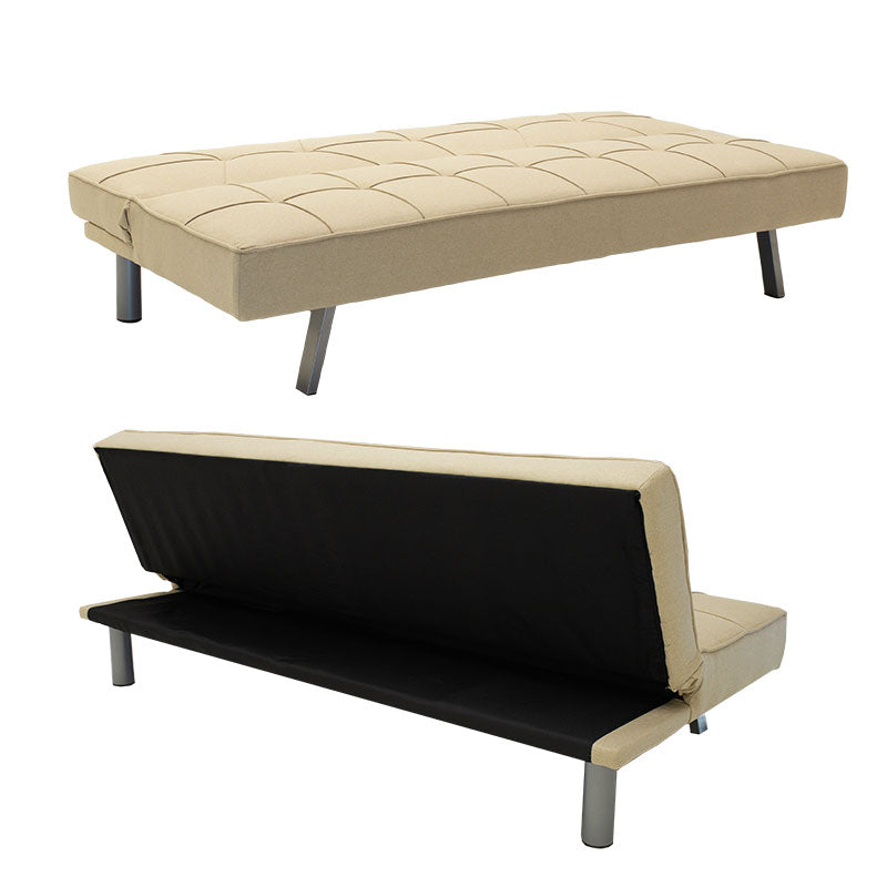 Canapea extensibilă Travis, Diverse culori, 175x83x74 cm - Bej | SKU: 035-000025 | Canapea extensibilă Travis, 175x83x74 cm, varianta Bej, produs pentru amenajarea locuinței, disponibil online în România la CasaMob