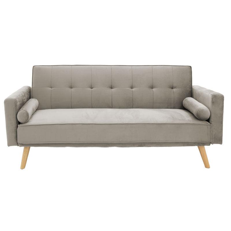 Canapea extensibilă 3 locuri Success, catifea, Diverse culori, 190x80x84 cm - Gri deschis | SKU: 035-000066 | Canapea extensibilă 3 locuri Success, catifea, 190x80x84 cm, varianta Gri deschis, produs pentru amenajarea locuinței, disponibil online în România la CasaMob