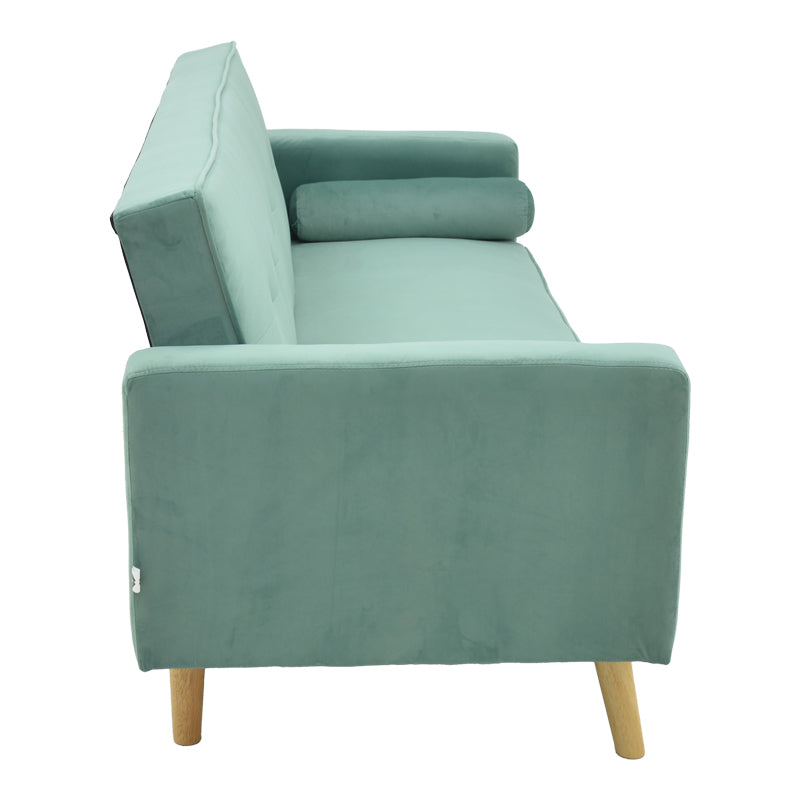 Canapea extensibilă 3 locuri Success, catifea, Diverse culori, 190x80x84 cm - Verde | SKU: 035-000098 | Canapea extensibilă 3 locuri Success, catifea, 190x80x84 cm, varianta Verde, produs pentru amenajarea locuinței, disponibil online în România la CasaMob