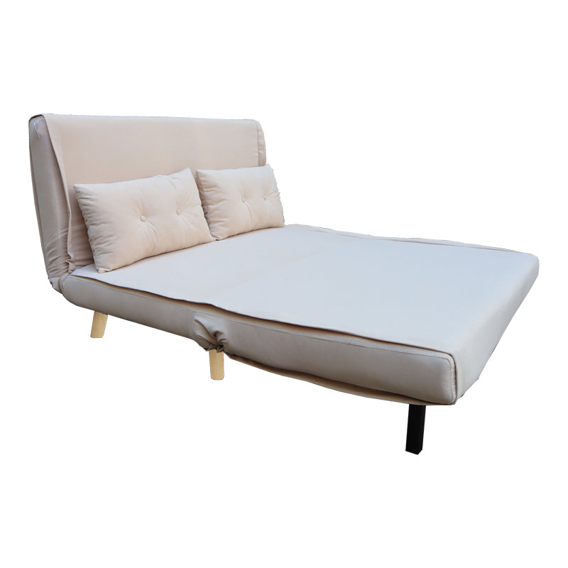 Canapea extensibilă Josuane, Catifea, Gri, 122x80x81 cm
