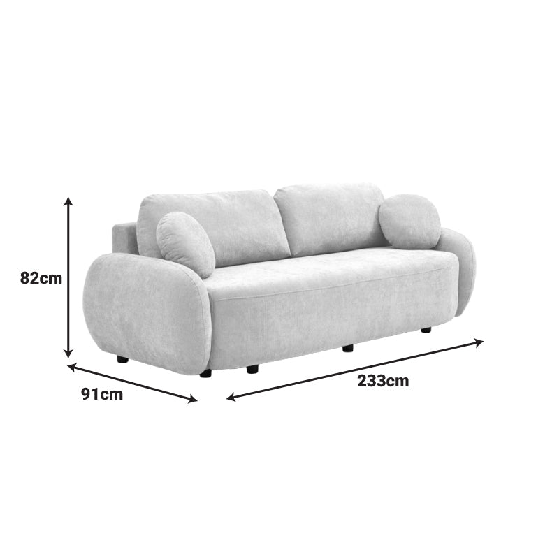 Canapea extensibilă Sereno, stofă, Diverse culori, 233x91x82 cm - Antracit | SKU: 074-000073 | Canapea extensibilă Sereno, stofă, 233x91x82 cm, varianta Antracit, produs pentru amenajarea locuinței, disponibil online în România la CasaMob