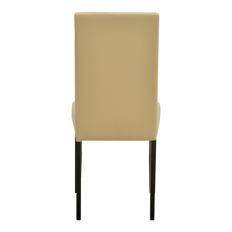Scaun Zeben, Lemn de arbore de cauciuc, Diverse culori, 44x56x94 cm - Crem-Negru | SKU: 091-000028 | Scaun Zeben, Lemn de arbore de cauciuc, 44x56x94 cm, varianta Crem-Negru, produs pentru amenajarea locuinței, disponibil online în România la CasaMob