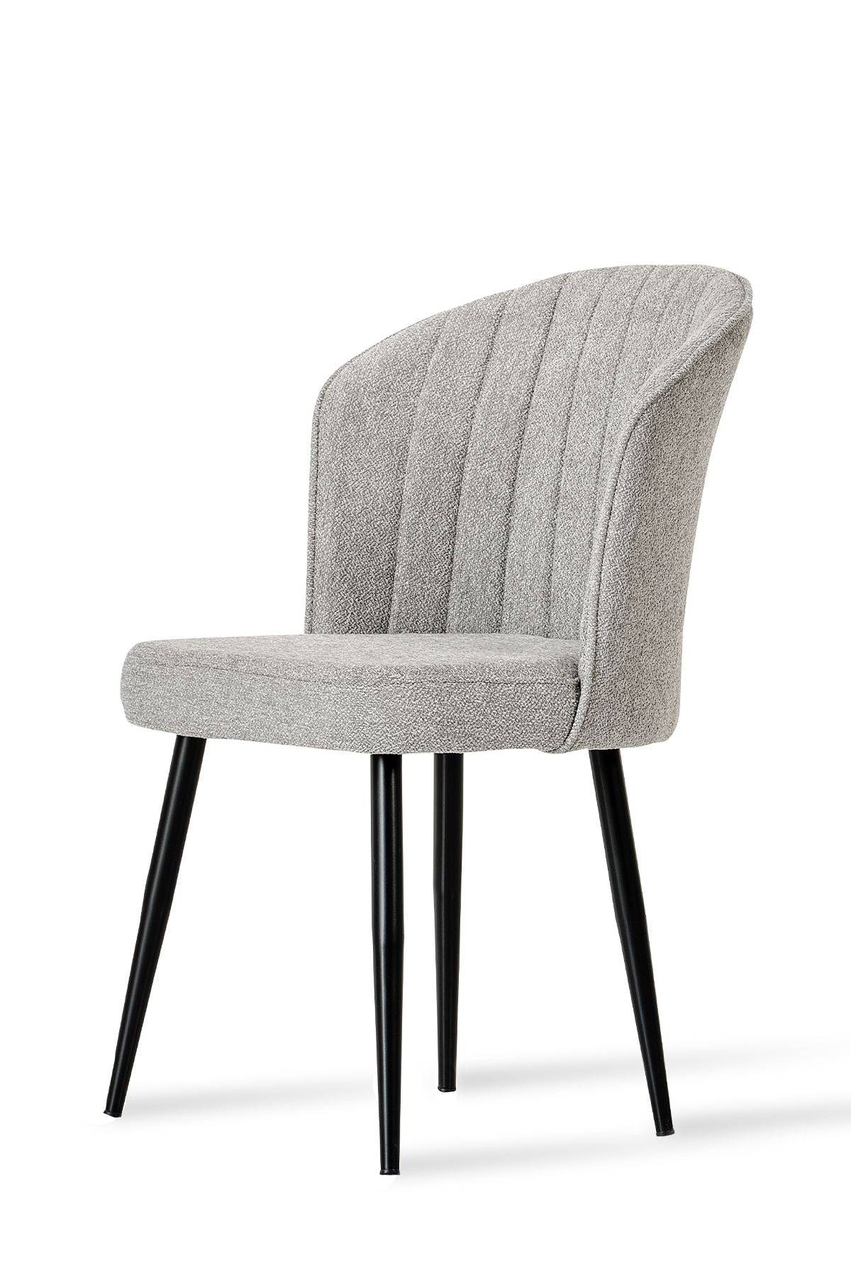 Set de scaune Rubi - gri, negru v2, Gri - Negru, Diverse configurații, 52x42x85 cm - 2 bucăți | SKU: 107BCK1174 | Set de scaune Rubi - gri, negru v2, Gri - Negru, 52x42x85 cm, varianta 2 bucăți, produs pentru amenajarea locuinței, disponibil online în România la CasaMob