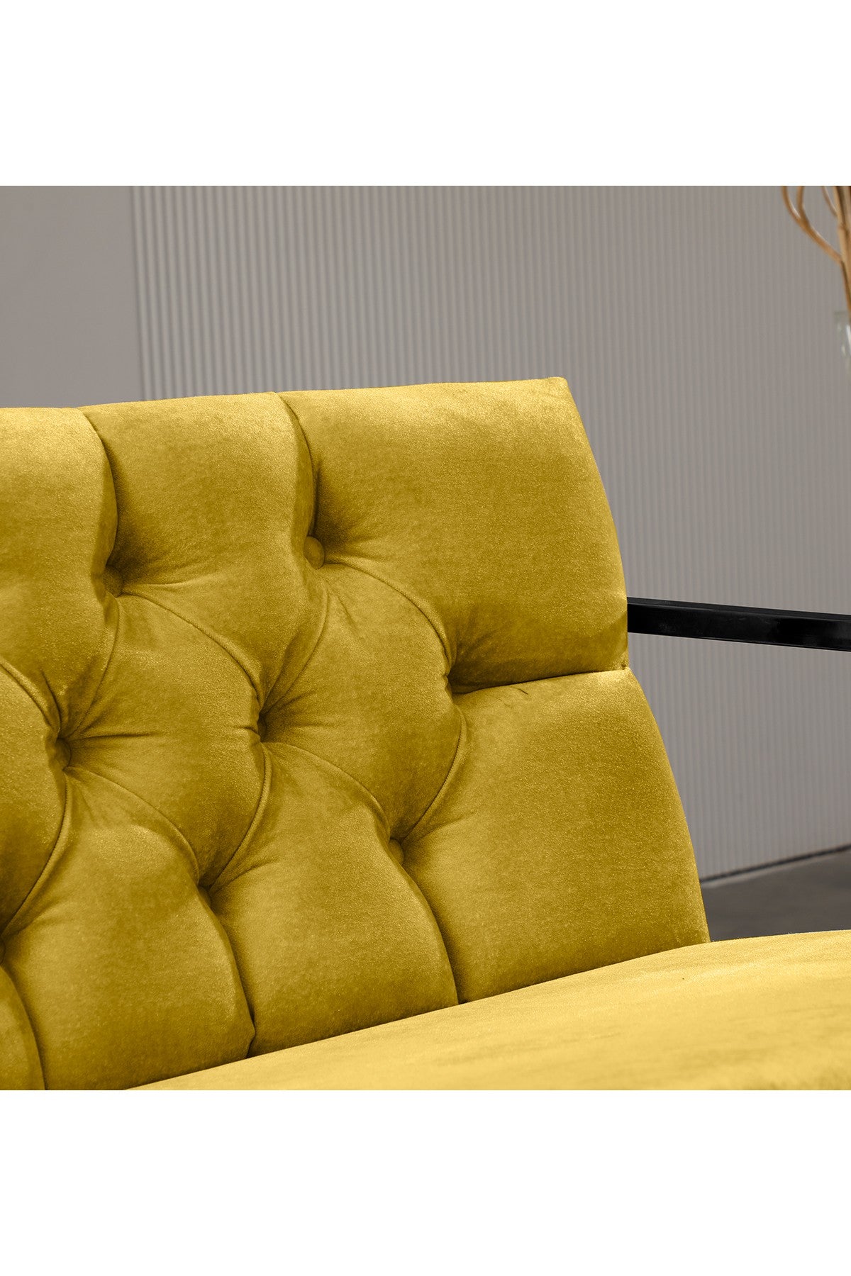 Canapea fixă 2 locuri Oslo, Diverse culori, 109x75x74 cm - Muștar | SKU: 118BRN1187 | Canapea fixă 2 locuri Oslo, 109x75x74 cm, varianta Muștar, produs pentru amenajarea locuinței, disponibil online în România la CasaMob
