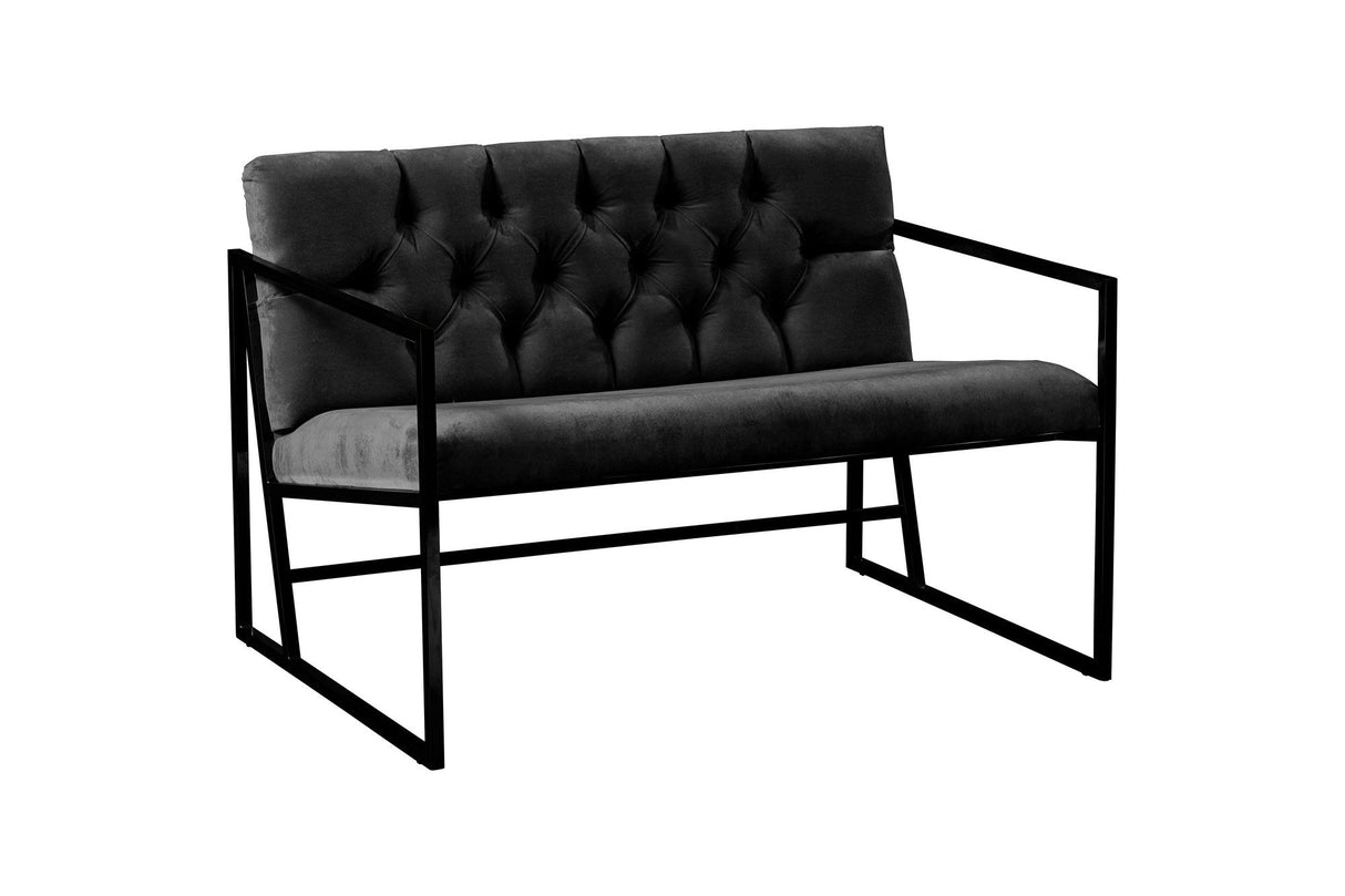 Canapea fixă 2 locuri Oslo, Diverse culori, 109x75x74 cm - Negru | SKU: 118BRN1188 | Canapea fixă 2 locuri Oslo, 109x75x74 cm, varianta Negru, produs pentru amenajarea locuinței, disponibil online în România la CasaMob