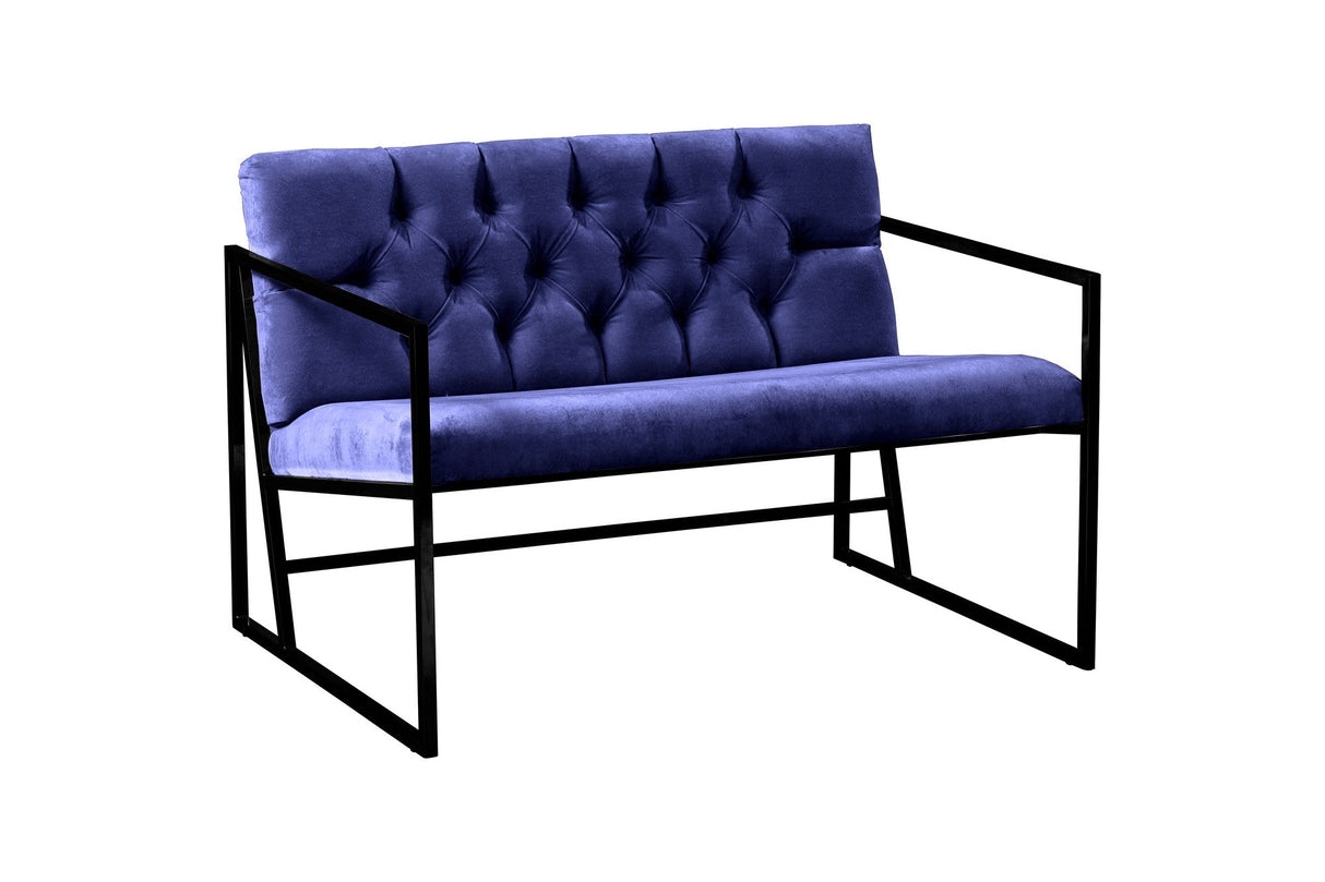 Canapea fixă 2 locuri Oslo, Diverse culori, 109x75x74 cm - Albastru închis | SKU: 118BRN1190 | Canapea fixă 2 locuri Oslo, 109x75x74 cm, varianta Albastru închis, produs pentru amenajarea locuinței, disponibil online în România la CasaMob