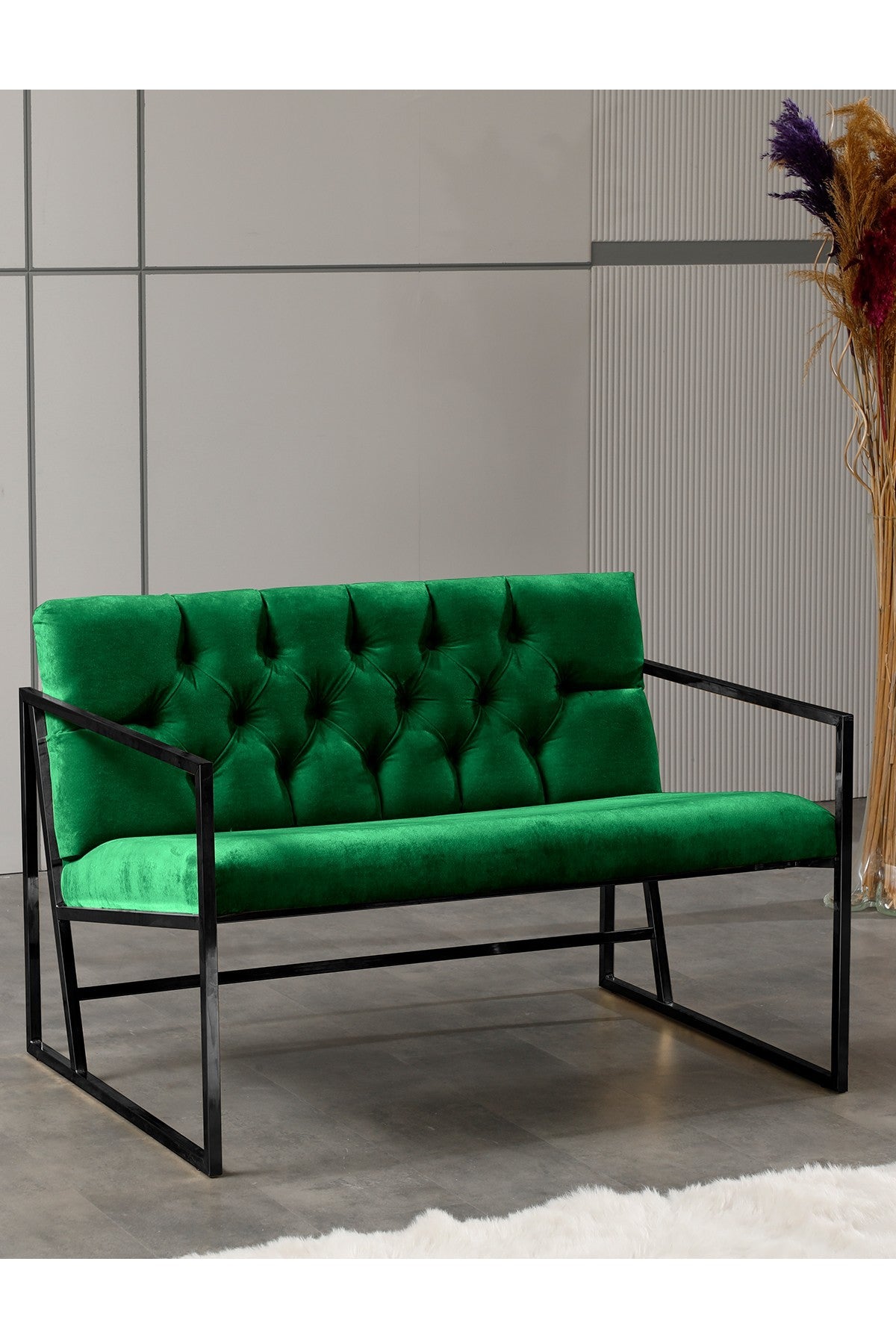 Canapea fixă 2 locuri Oslo, Diverse culori, 109x75x74 cm - Verde | SKU: 118BRN1193 | Canapea fixă 2 locuri Oslo, 109x75x74 cm, varianta Verde, produs pentru amenajarea locuinței, disponibil online în România la CasaMob