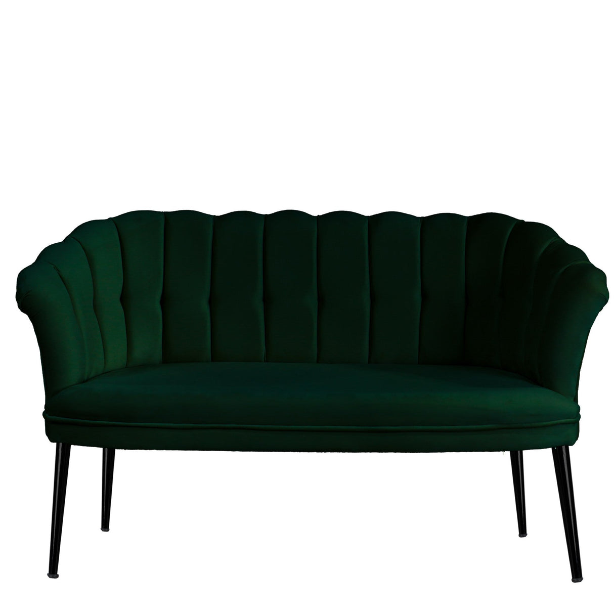 Canapea fixă 2 locuri Daisy metal negru, Diverse culori, 103x44x51 cm - Verde | SKU: 118BRN1507 | Canapea fixă 2 locuri Daisy metal negru, 103x44x51 cm, varianta Verde, produs pentru amenajarea locuinței, disponibil online în România la CasaMob