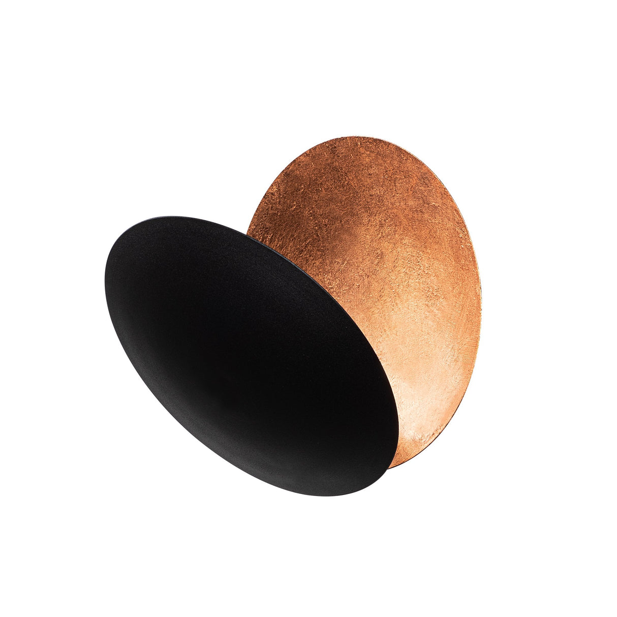 Aplică de perete Yosma-13639, Negru - Copper, Ø25x25 cm