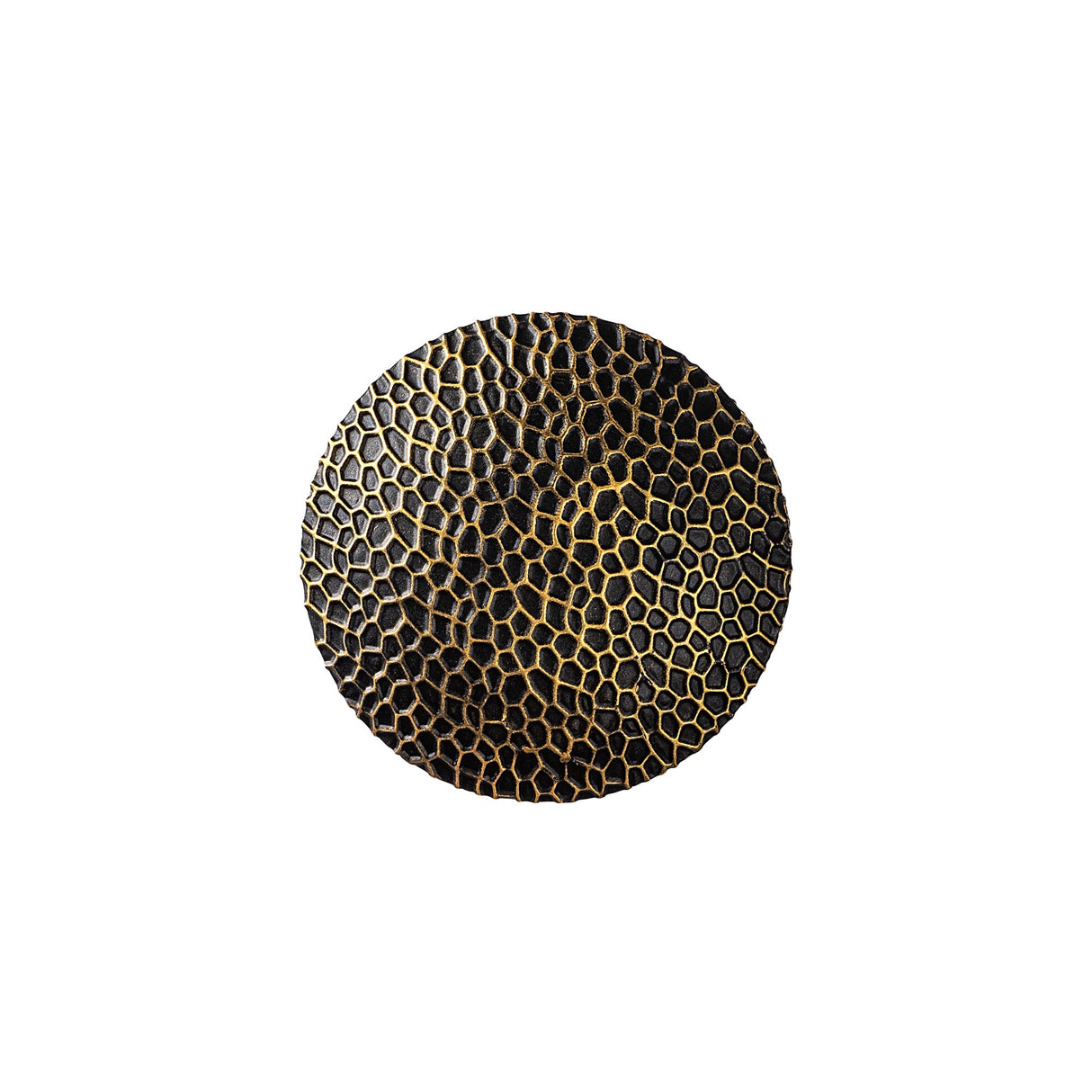 Aplică de perete Yosma-13643, Negru - Auriu, Ø21x21 cm