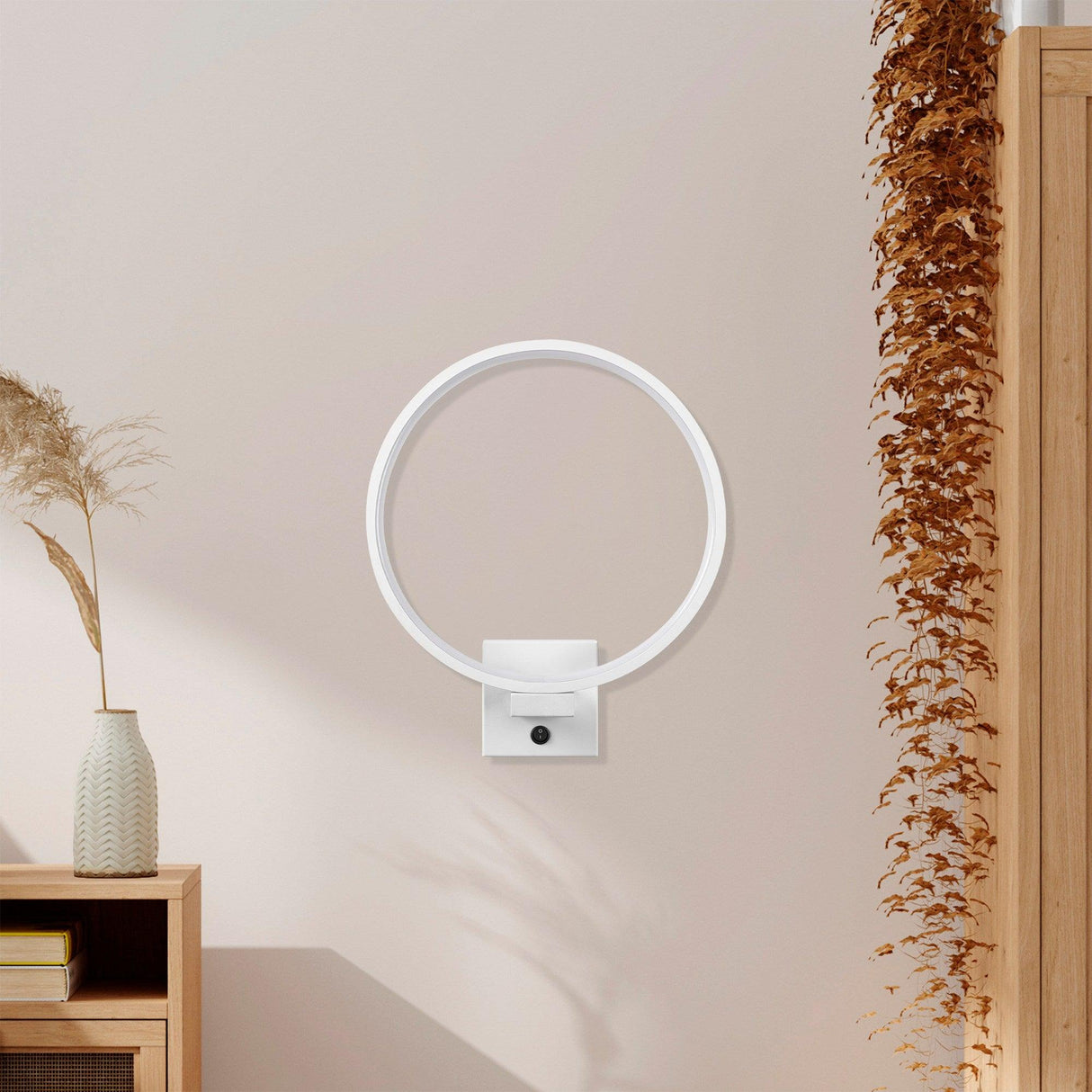 Aplica de perete Circle 13309, Negru - Alb, SKU 119FRS1105