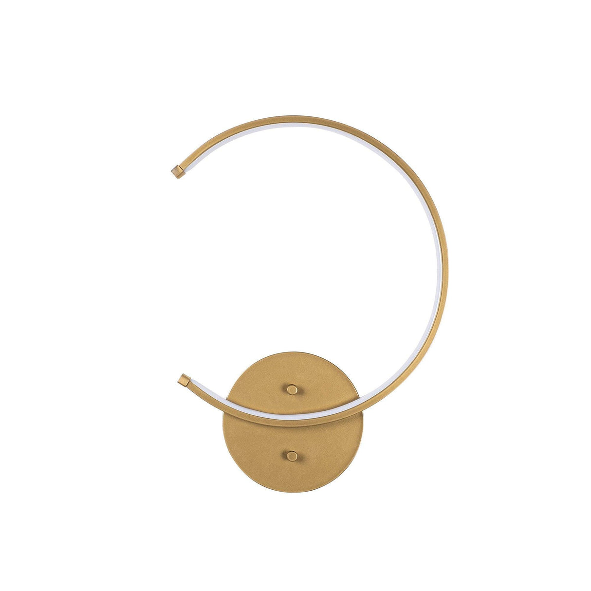 Aplica de perete Moon Circle 13328, Negru - Auriu, SKU 119FRS1107