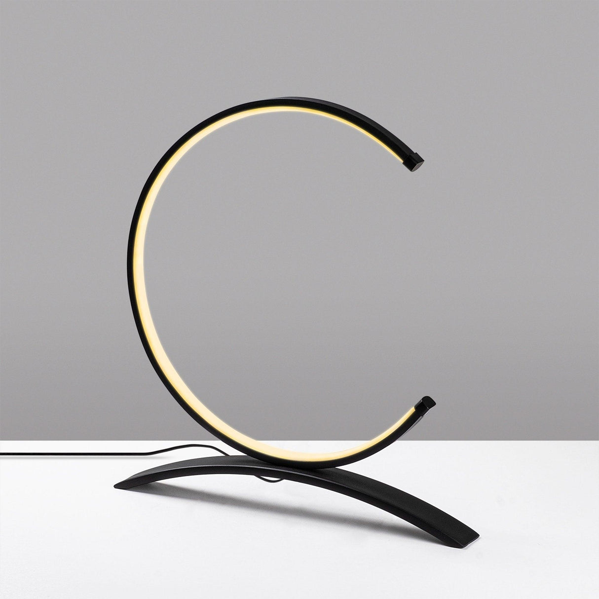 Veioză Moon Circle 13330, Negru