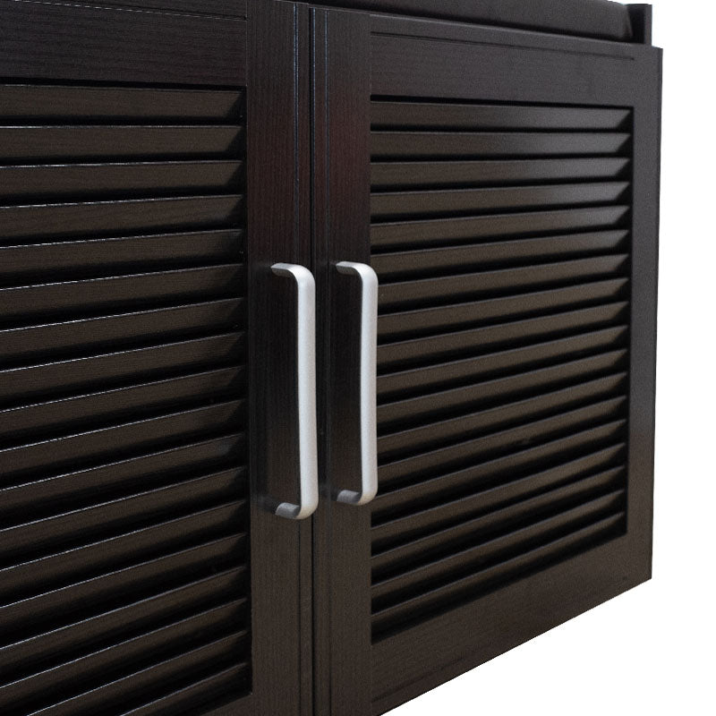Dulap pantofi cu banca Crispy 94x35x60cm - Maro