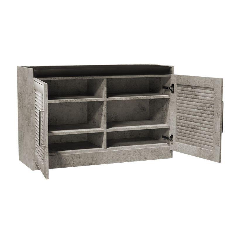 Dulap pantofi cu banca Crispy 94x35x60cm - Antracit