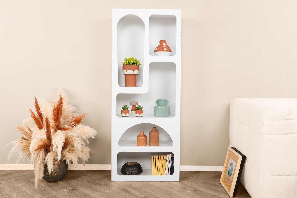 Bibliotecă Venüs, Diverse culori, 60x32x150 cm - Alb | SKU: 125GLN1221 | Bibliotecă Venüs, 60x32x150 cm, varianta Alb, produs pentru amenajarea locuinței, disponibil online în România la CasaMob