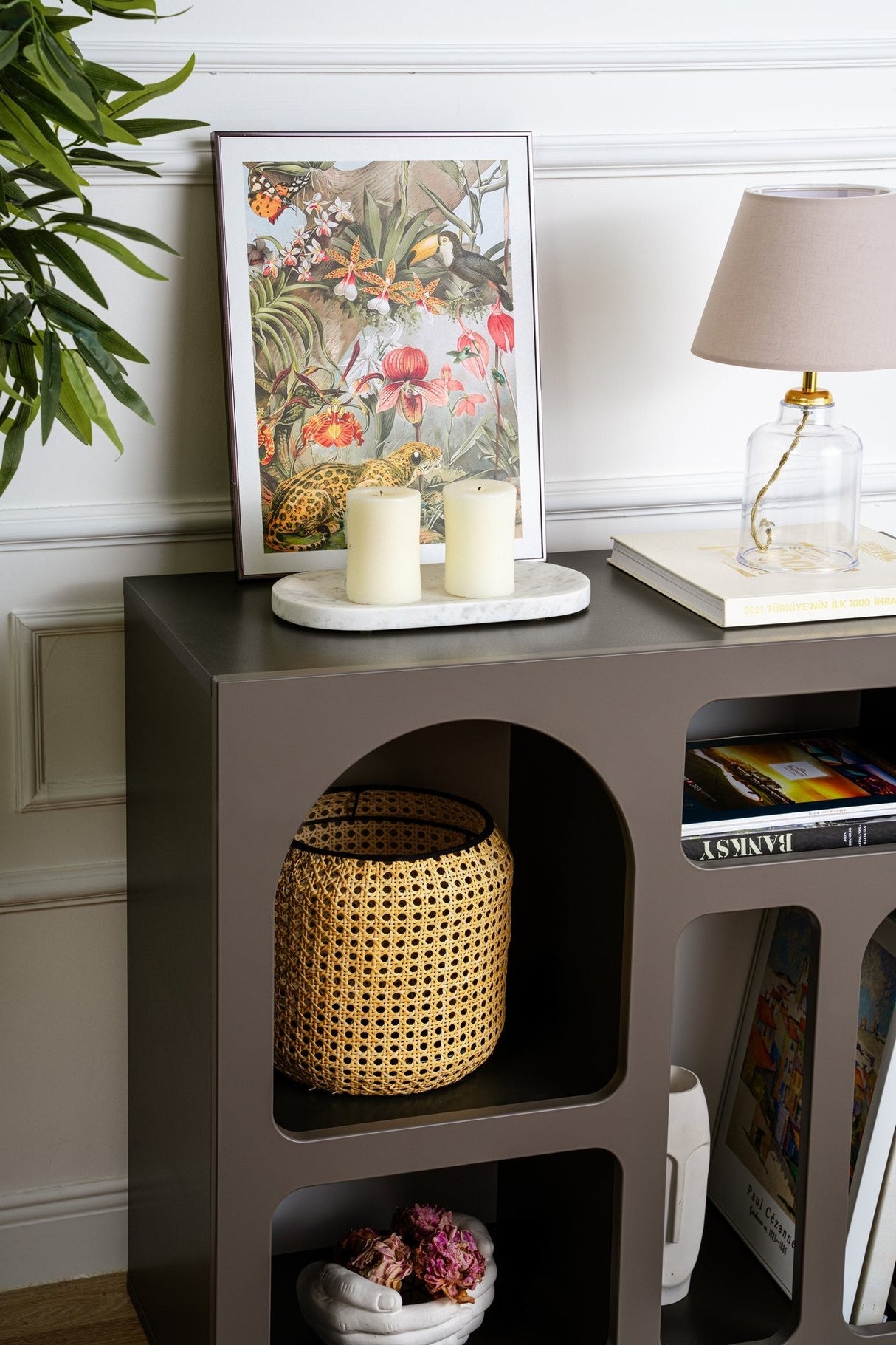 Mobilă Lesa 80x35 - Anthracite, SKU 125GLN1224