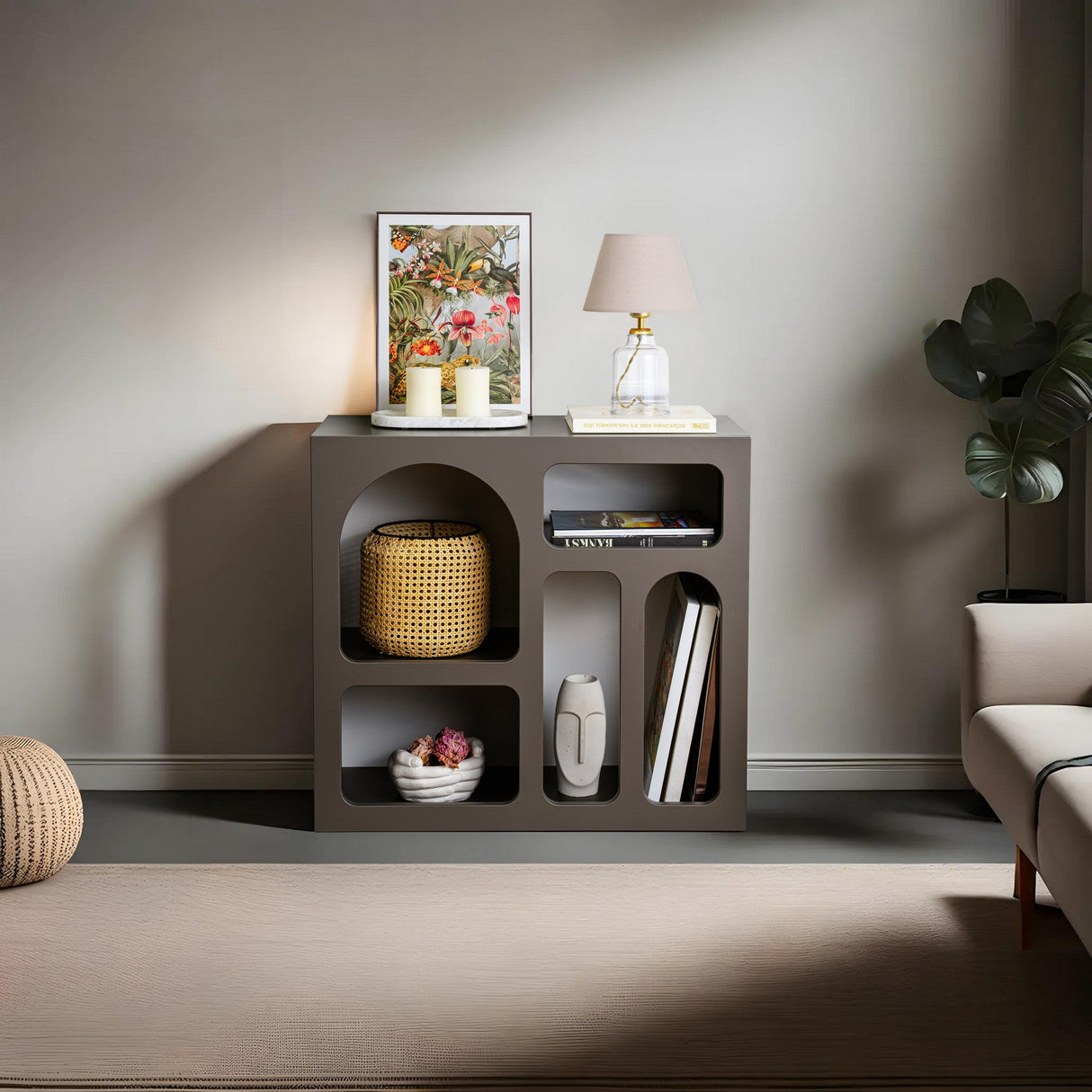 Mobilă Lesa 80x35 - Anthracite, SKU 125GLN1224