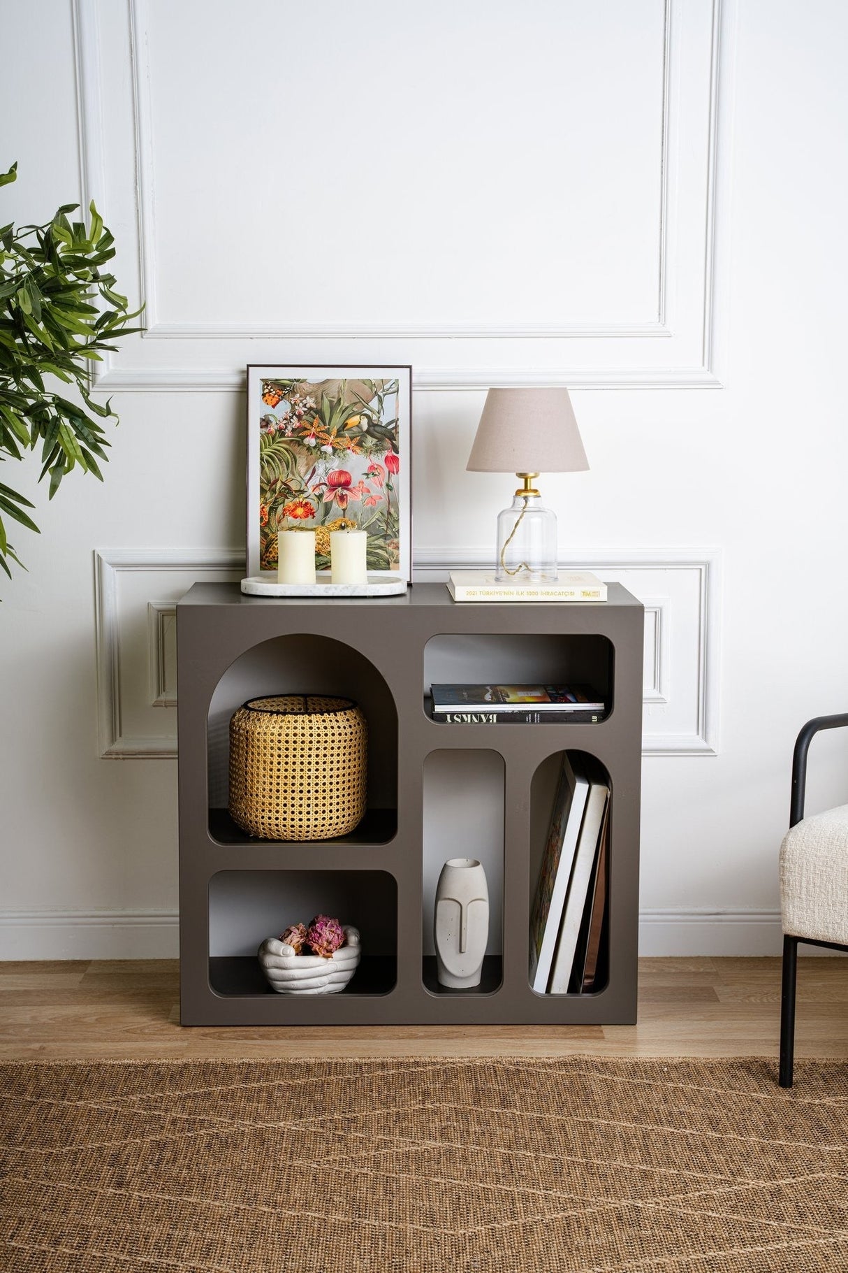 Mobilă Lesa 80x35 - Anthracite, SKU 125GLN1224