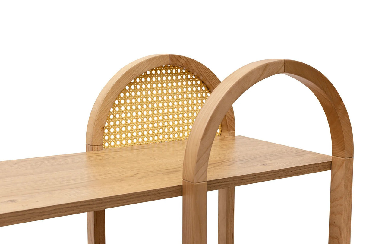 Bibliotecă Nala 120, Natur, 120x36x160 cm