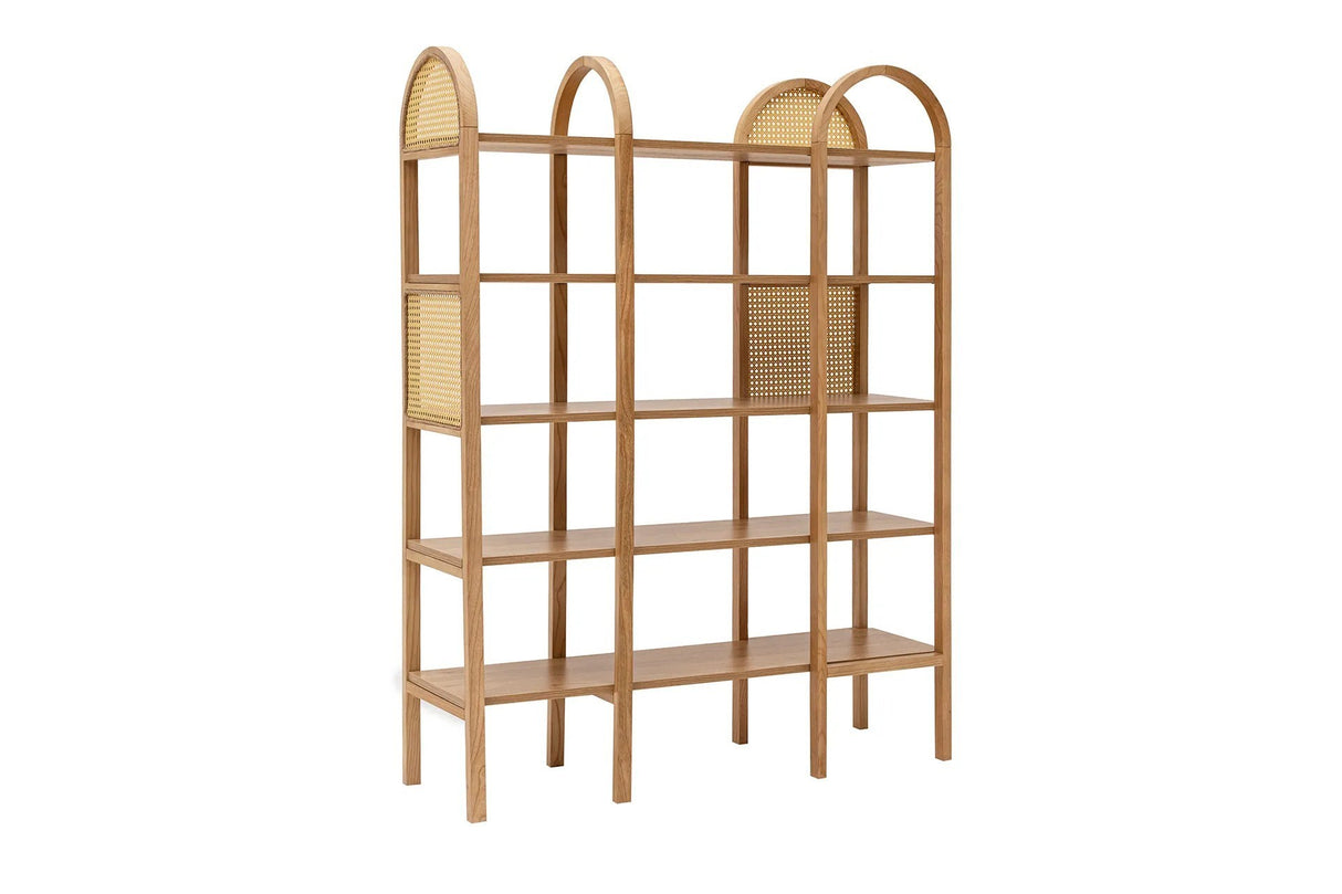 Bibliotecă Nala 120, Natur, 120x36x160 cm