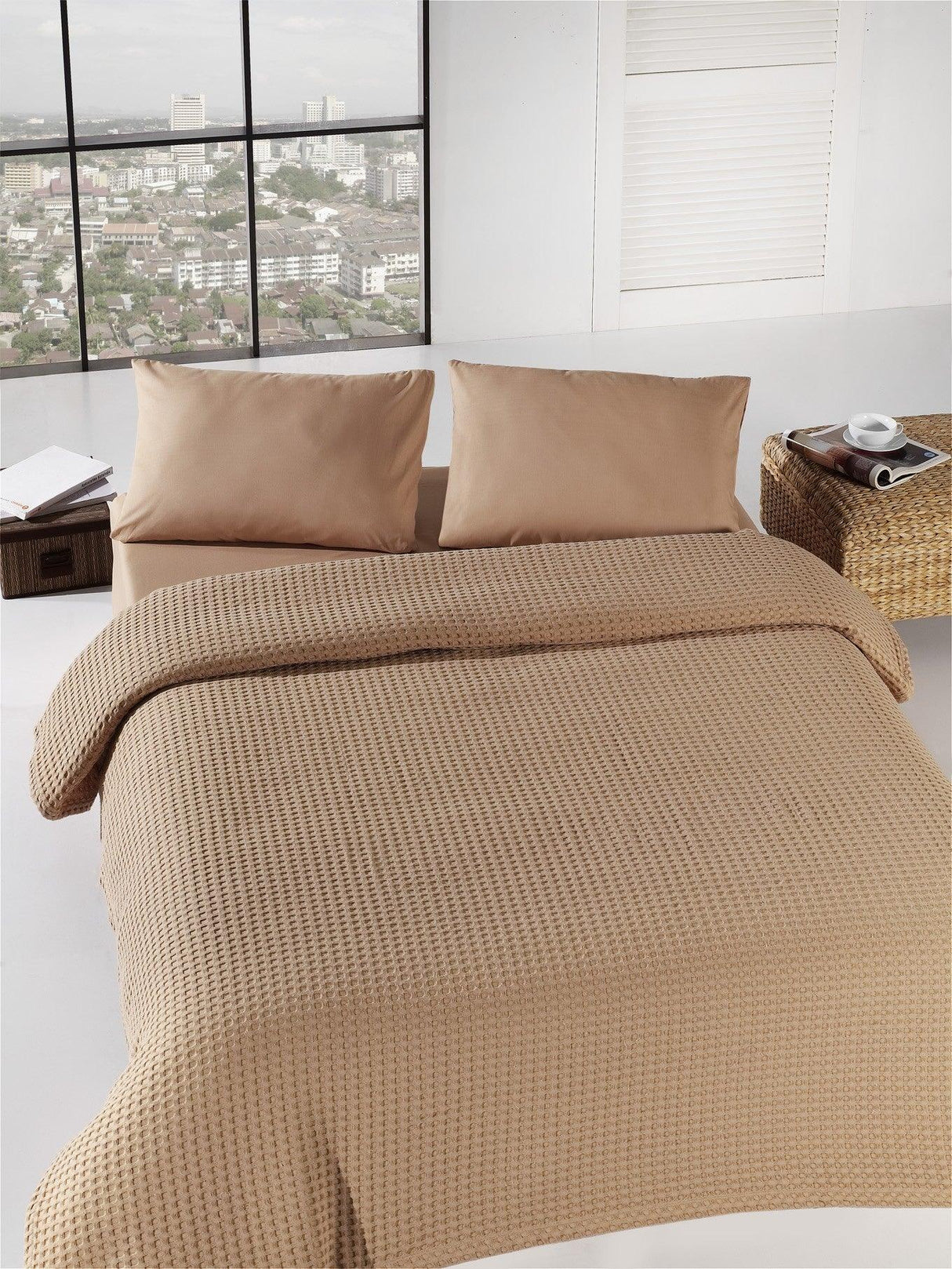 Cuvertură Bürümcük, Diverse culori, Diverse dimensiuni - Maro - 200x240 cm | SKU: 143EPJ5202 | Cuvertură Bürümcük, varianta Maro - 200x240 cm, produs pentru amenajarea locuinței, disponibil online în România la CasaMob