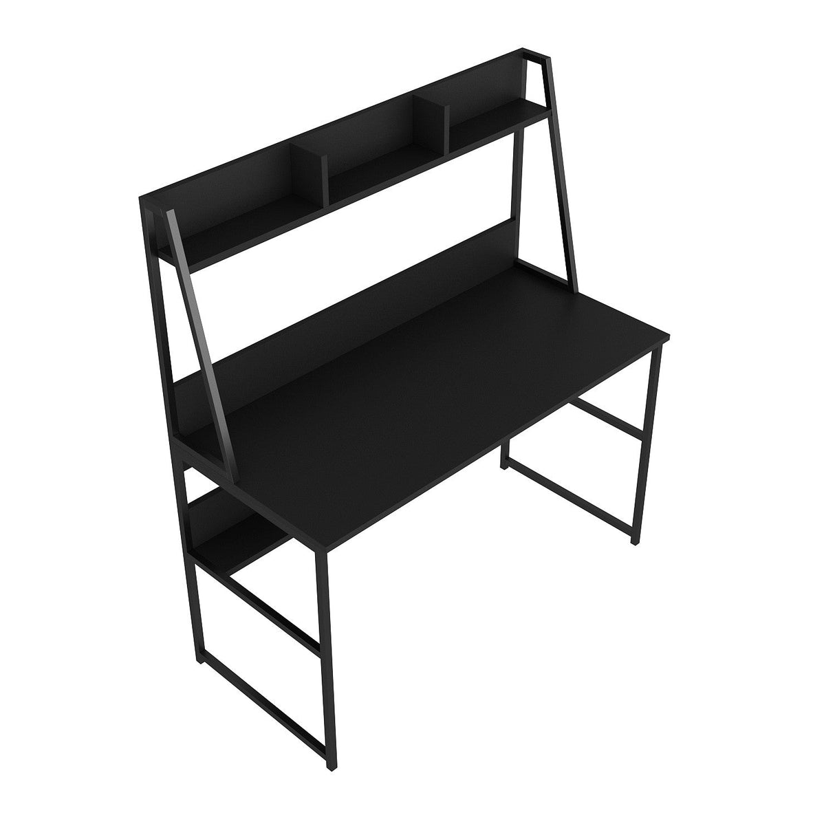 Birou Majestic, Diverse culori, 120x60x140 cm - Antracit - Negru | SKU: 145NDC1102 | Birou Majestic, 120x60x140 cm, varianta Antracit - Negru, produs pentru amenajarea locuinței, disponibil online în România la CasaMob