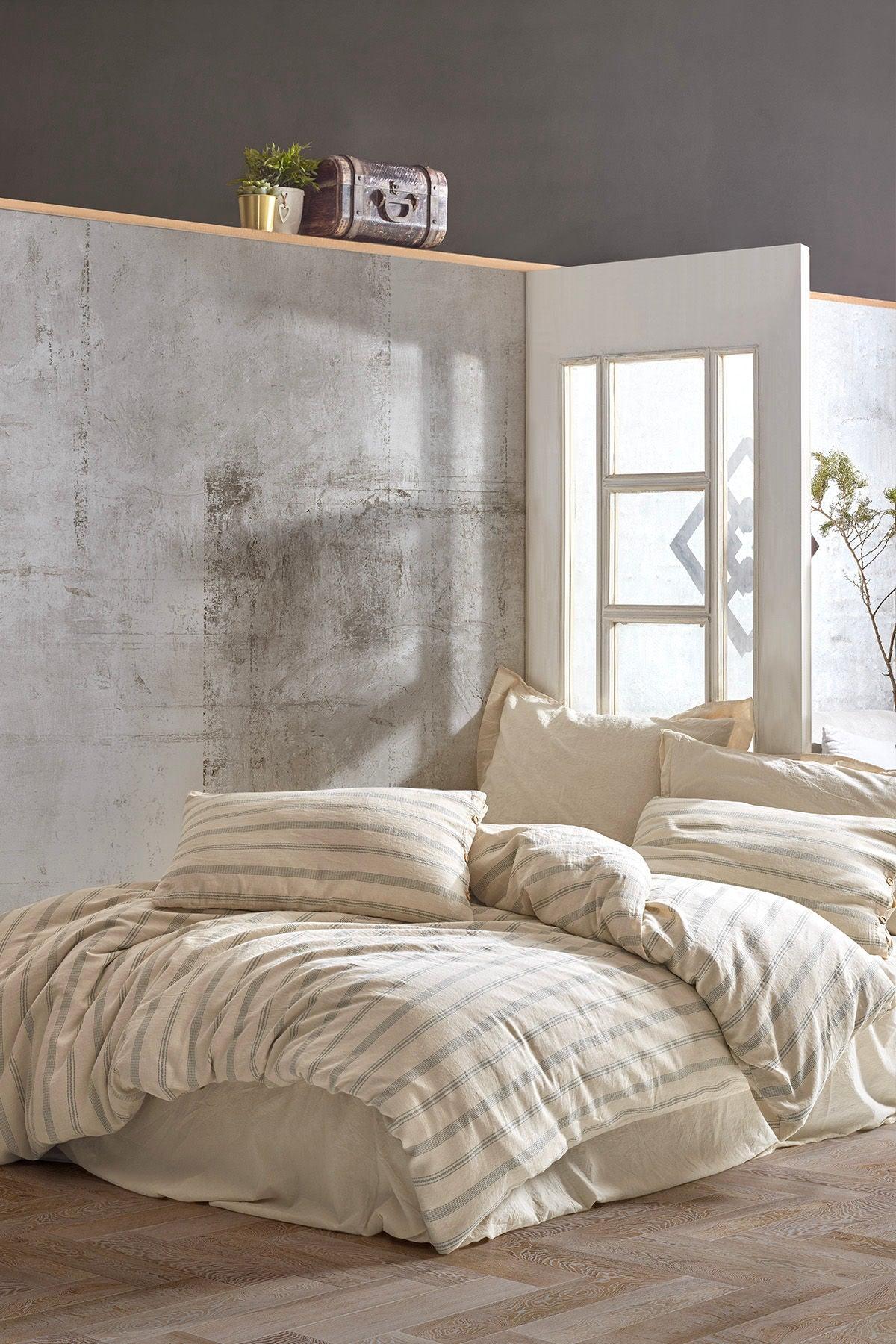 Set lenjerie de pat dublă Solaris, Diverse culori, 240x260 cm - Verde - Crem | SKU: 157SHS6359 | Set lenjerie de pat dublă Solaris, 240x260 cm, varianta Verde - Crem, produs pentru amenajarea locuinței, disponibil online în România la CasaMob