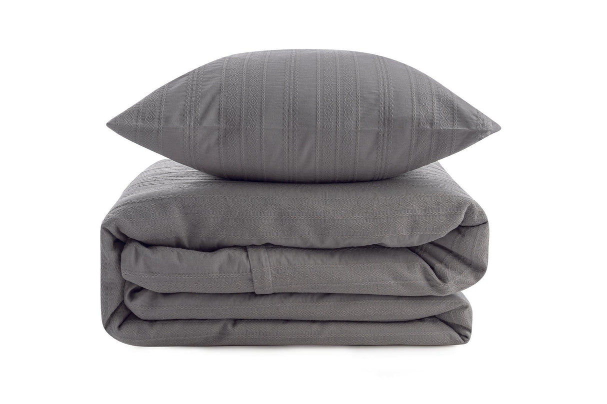 Set lenjerie de pat dublă Lucca, Diverse culori, 240x260 cm - Gri | SKU: 157SHS6442 | Set lenjerie de pat dublă Lucca, 240x260 cm, varianta Gri, produs pentru amenajarea locuinței, disponibil online în România la CasaMob