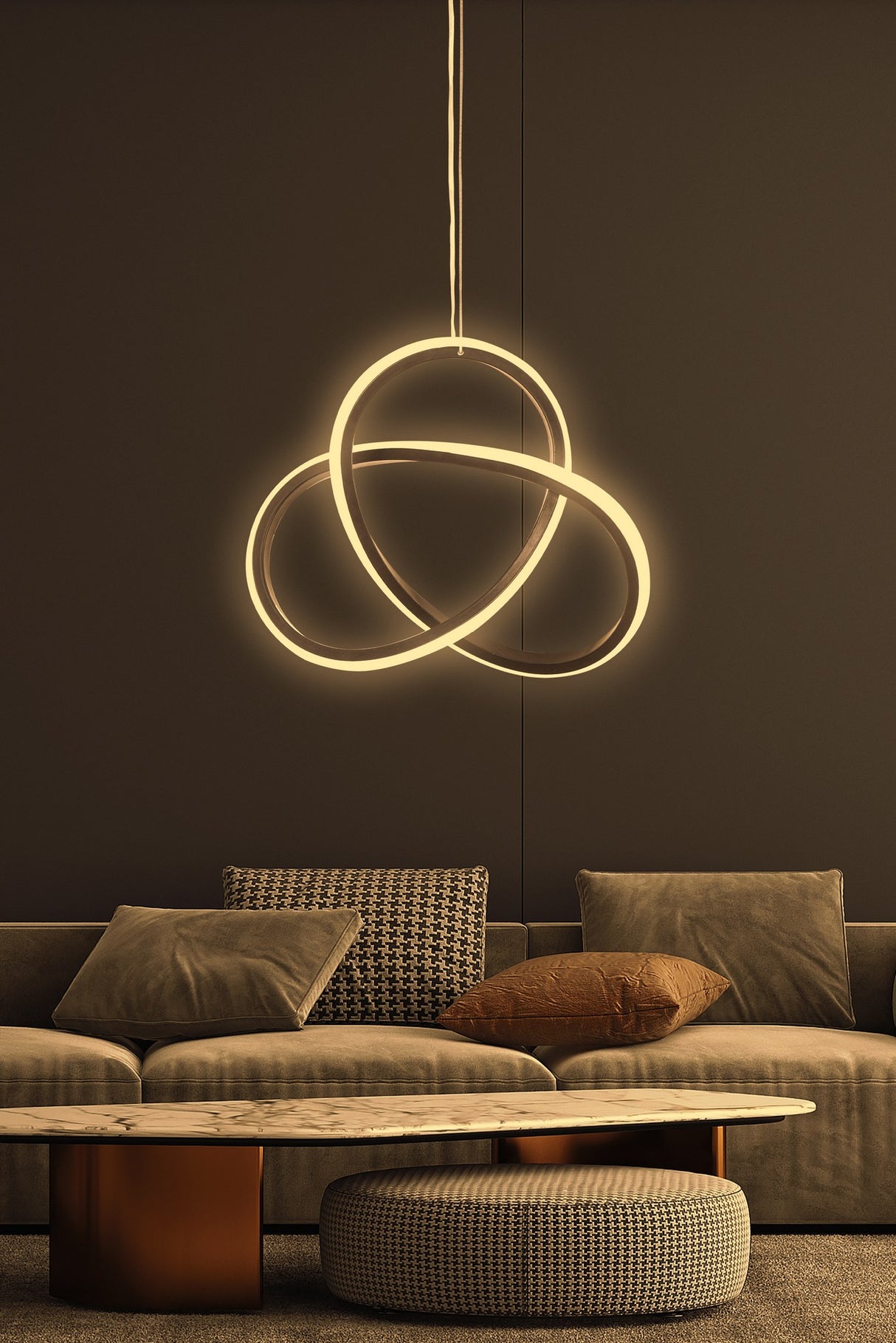 Lustră Aurigae Black-Yellow Light, Negru, 30x25x2 cm