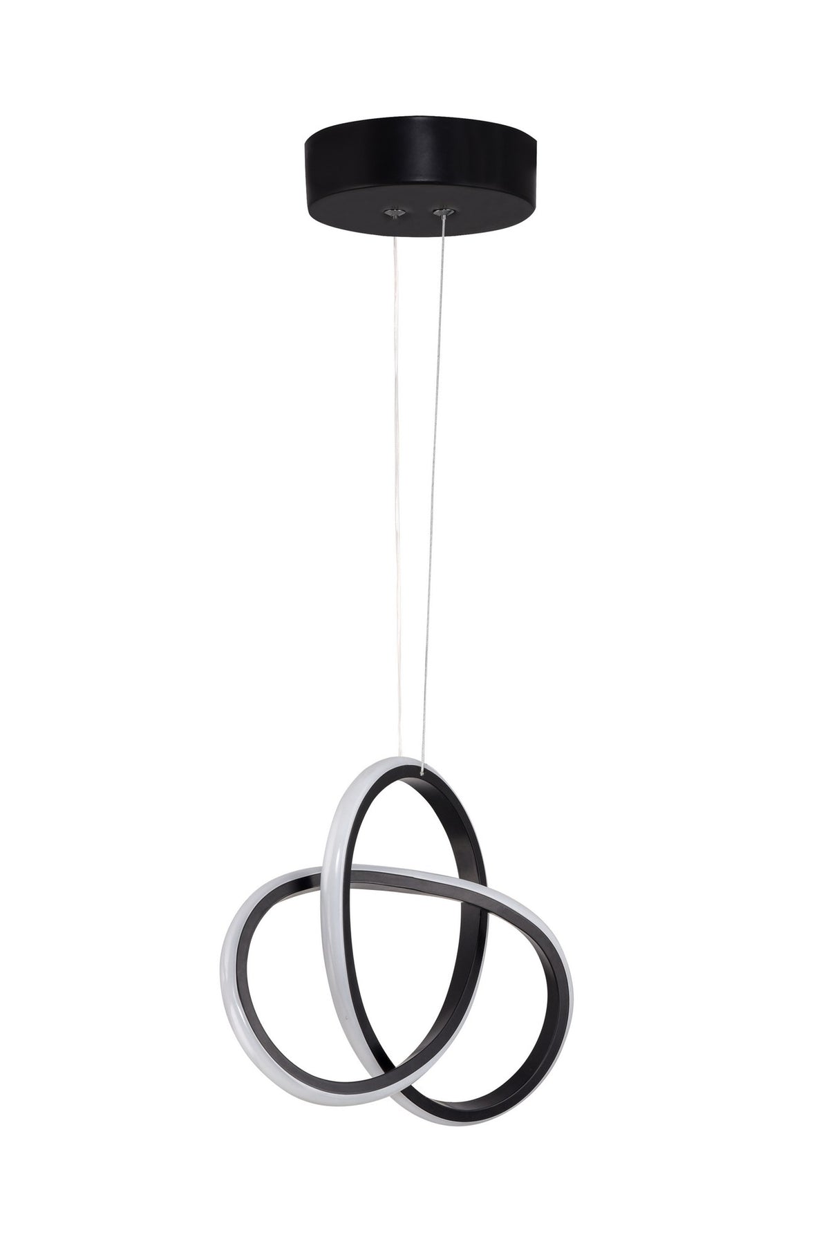 Lustră Aurigae Black-Yellow Light, Negru, 30x25x2 cm