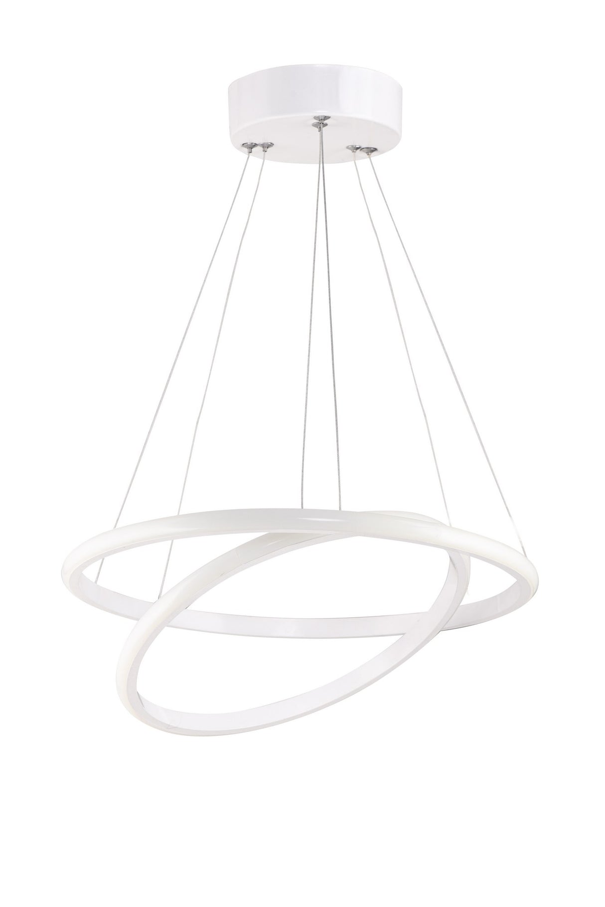 Lustră Leonis White-Yellow Light, Alb