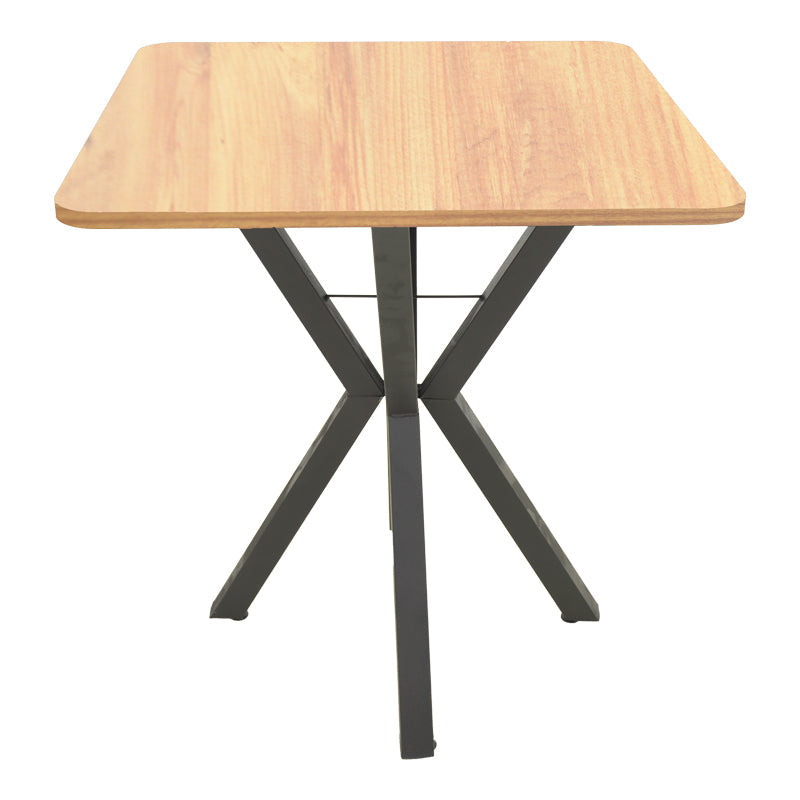 Masă dining Arenya, Metal, Natural, 70x70x72 cm