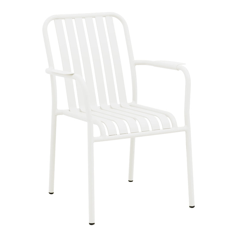 Set grădină Dagyn Vista, Aluminiu, Alb, 240x90x76 cm