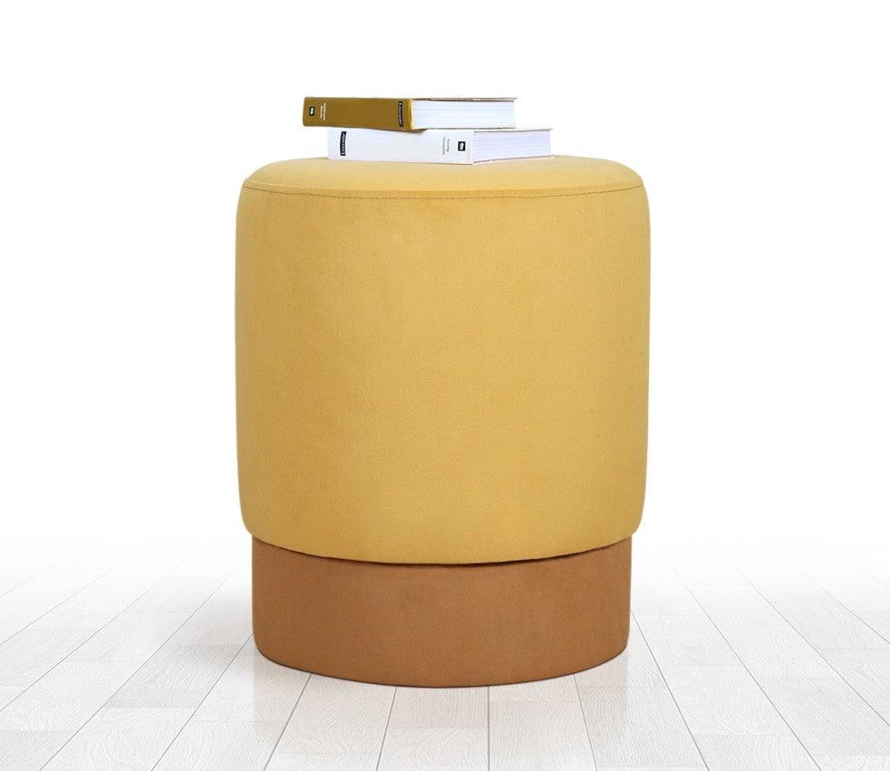 Puf Ropp, Verde, 38x43x38 cm - Galben, SKU 209FLF1120