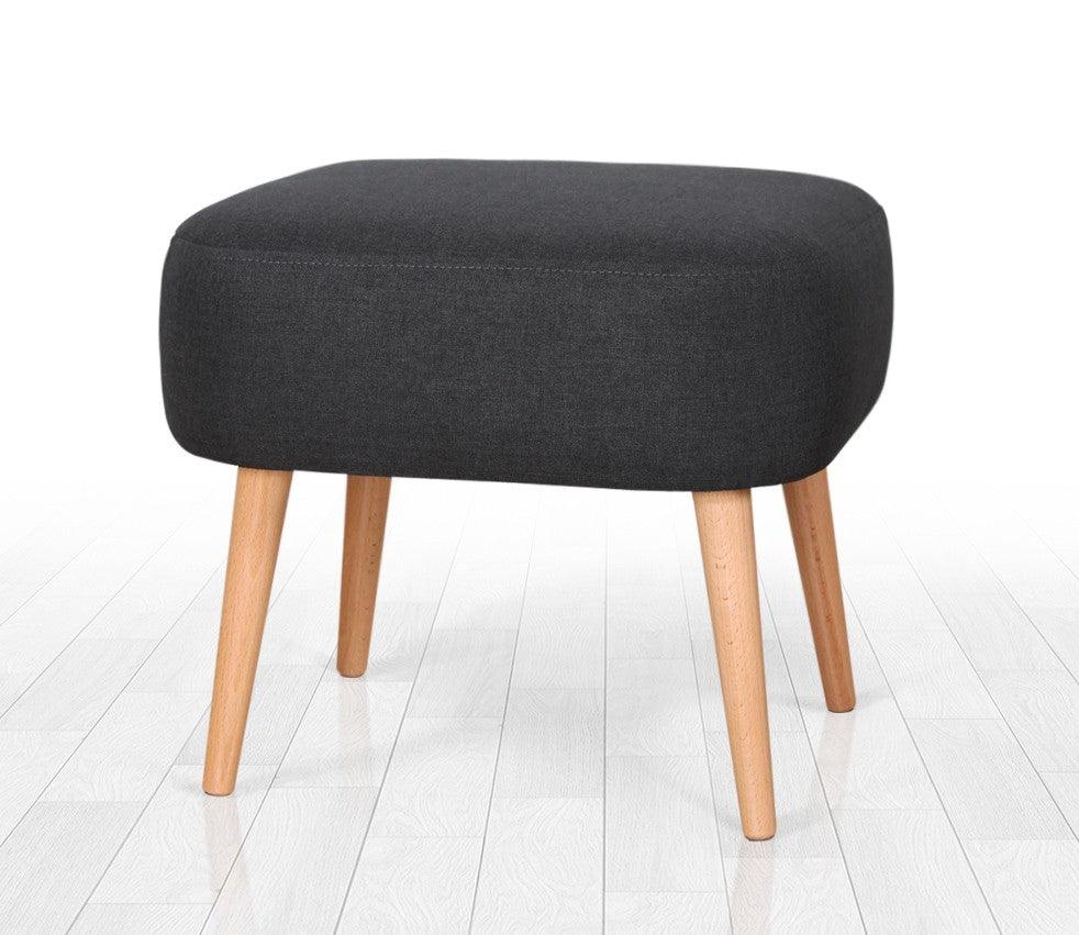 Puf Parrot, Galben, 42x43x50 cm - Gri inchis, SKU 209FLF1127