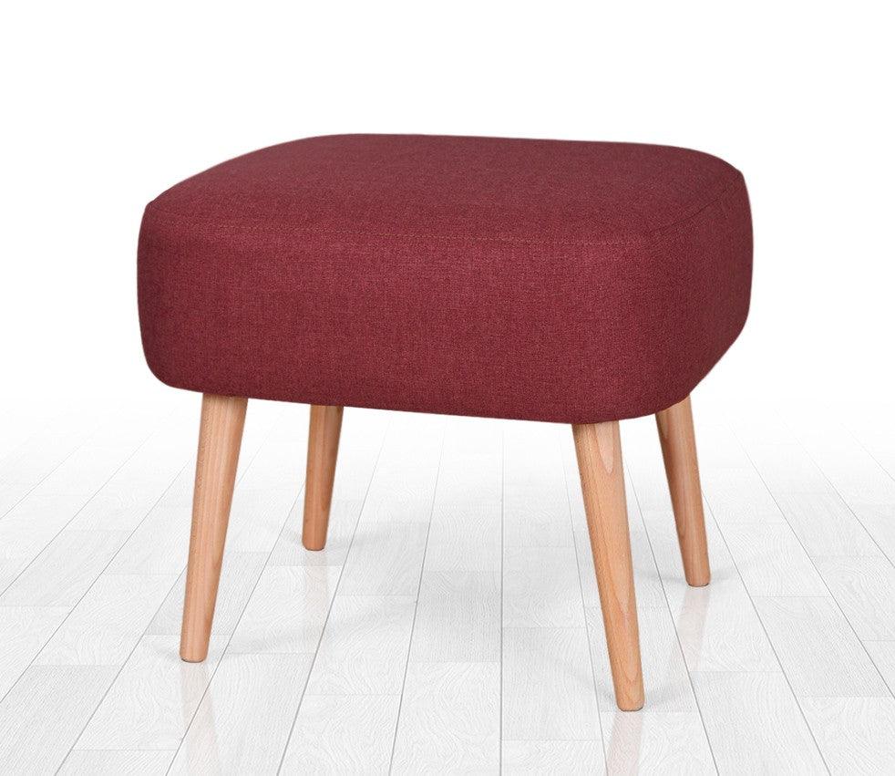 Puf Parrot, Galben, 42x43x50 cm - Rosu bordo, SKU 209FLF1127