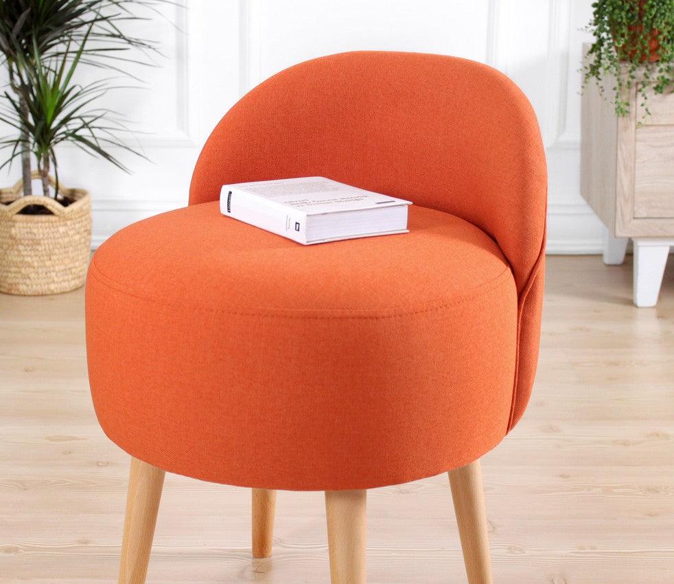 Puf, portocale, 46x46x64 cm - portocale, SKU 209FLF1149