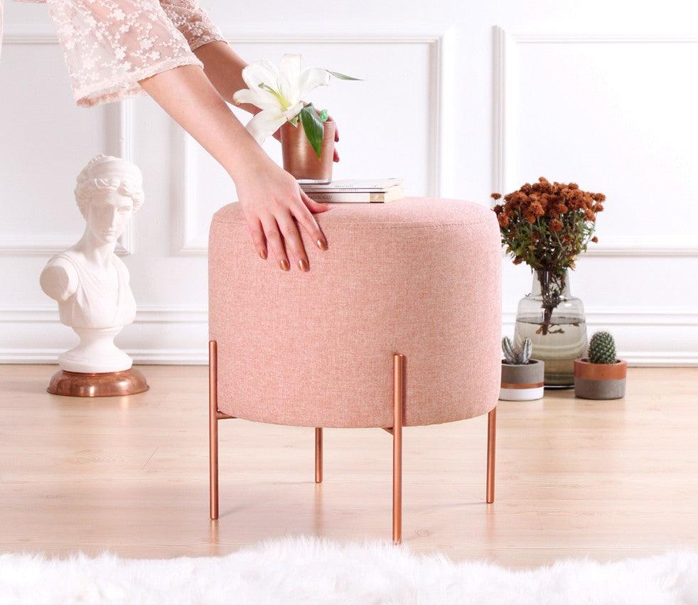 Puf, Roz, 40x40x5 cm - Roz, SKU 209FLF1175